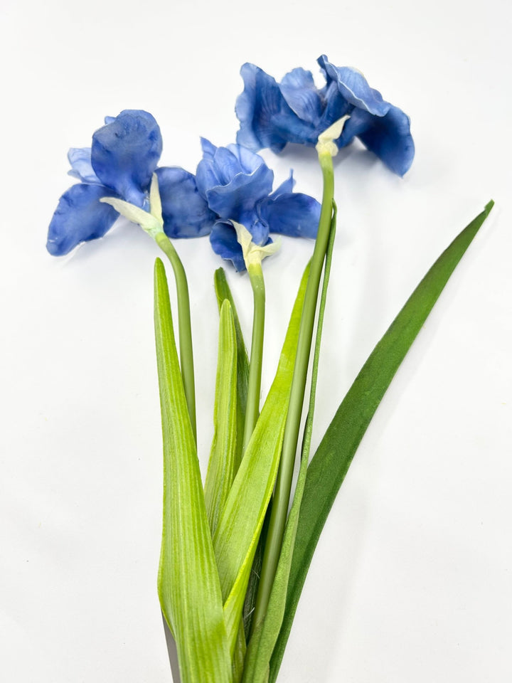Blue Real Touch Iris Bundle - 23" - Greenery MarketF4602034