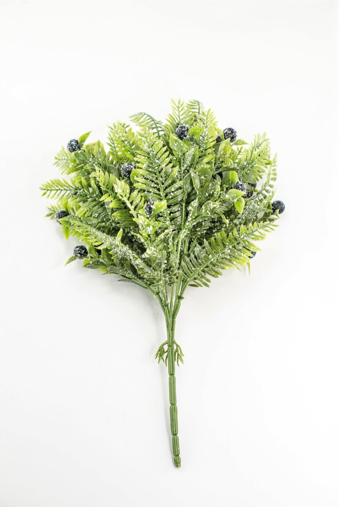 Blue Snowed Mixed Leaf & Red - Greenery Market32148-BL