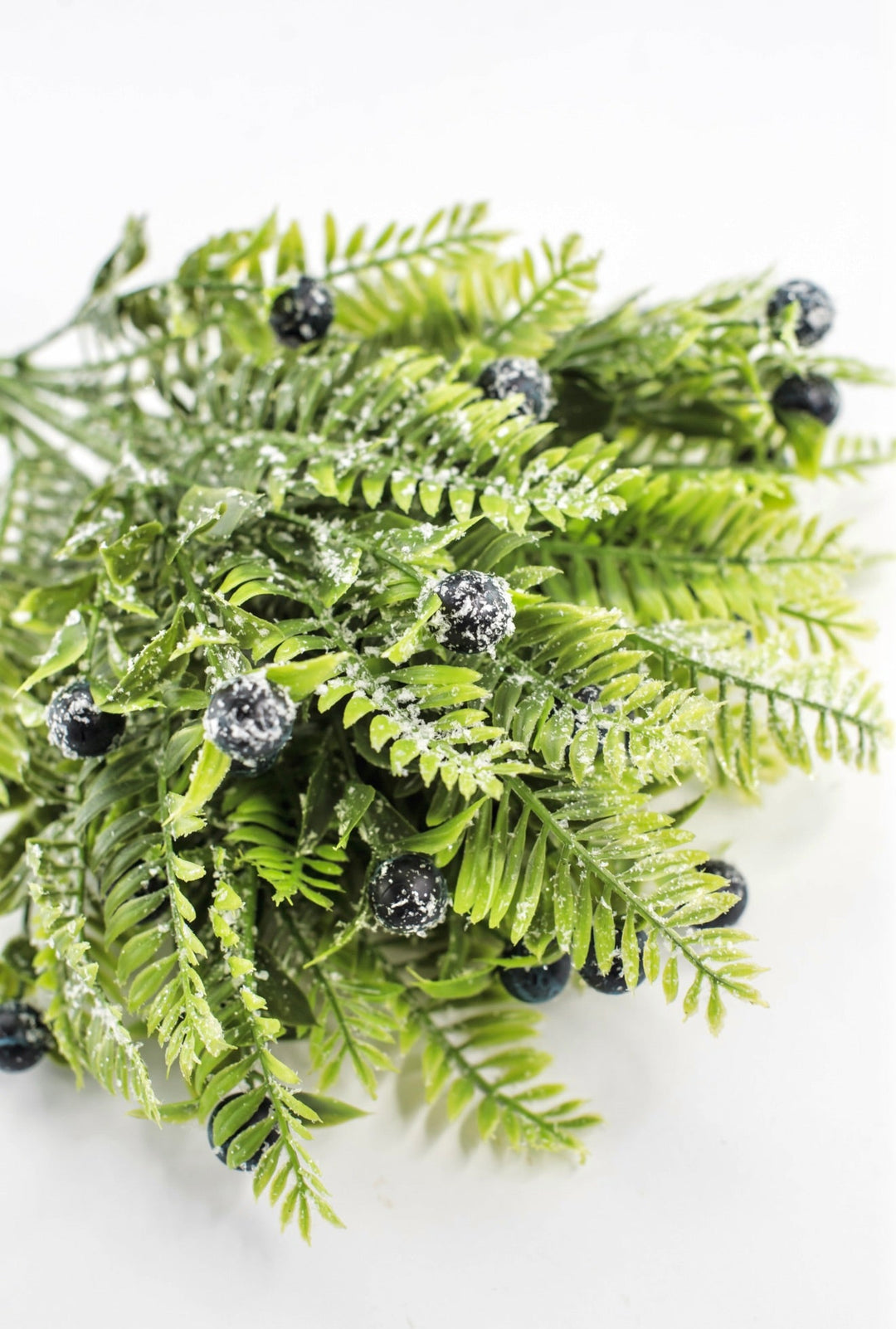 Blue Snowed Mixed Leaf & Red - Greenery Market32148-BL