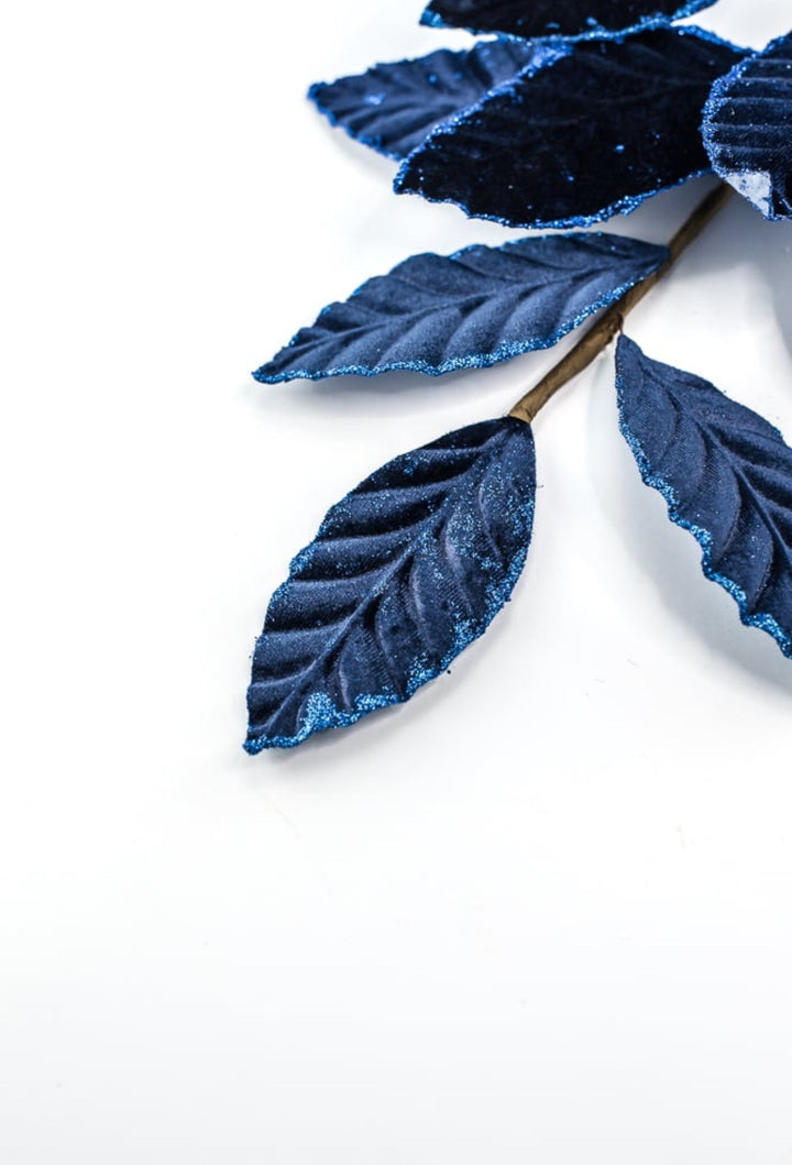 Blue velvet magnolia leaves - Greenery Marketgreenery85361NVBL