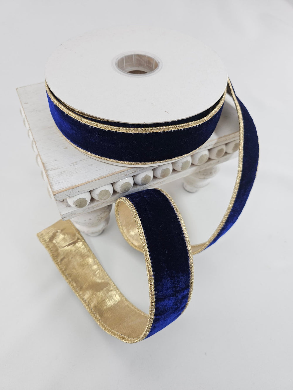 Blue Velvet Ribbon - 1.5" - Greenery MarketXR583/15B