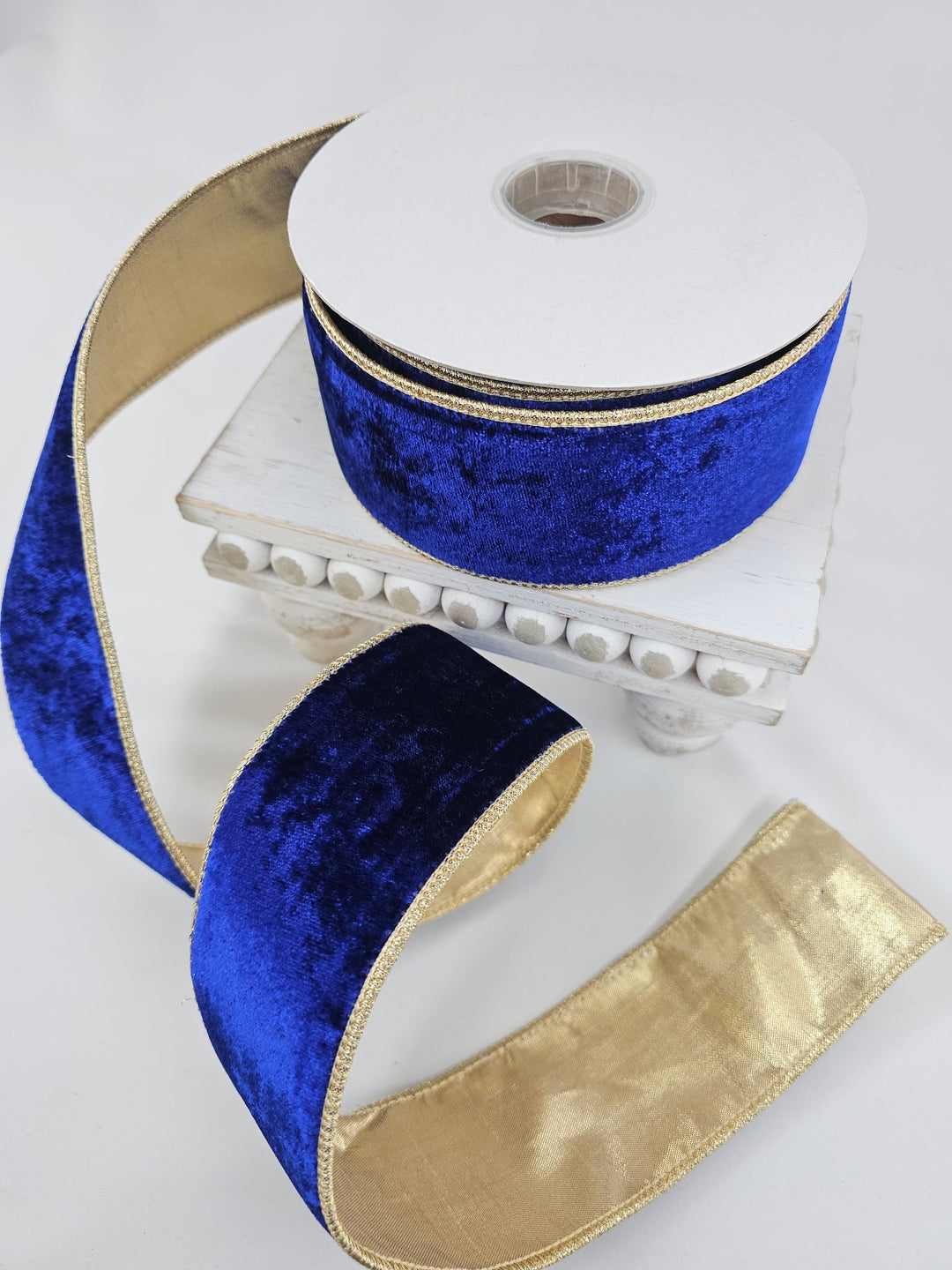 Blue Velvet Ribbon - 2.5" - Greenery MarketXR583/25B