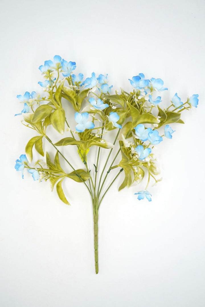 Blue Wild Flower Bush - Greenery Market35180BL