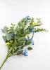 Blue wildflower spray with greenery - Greenery Market63250BL