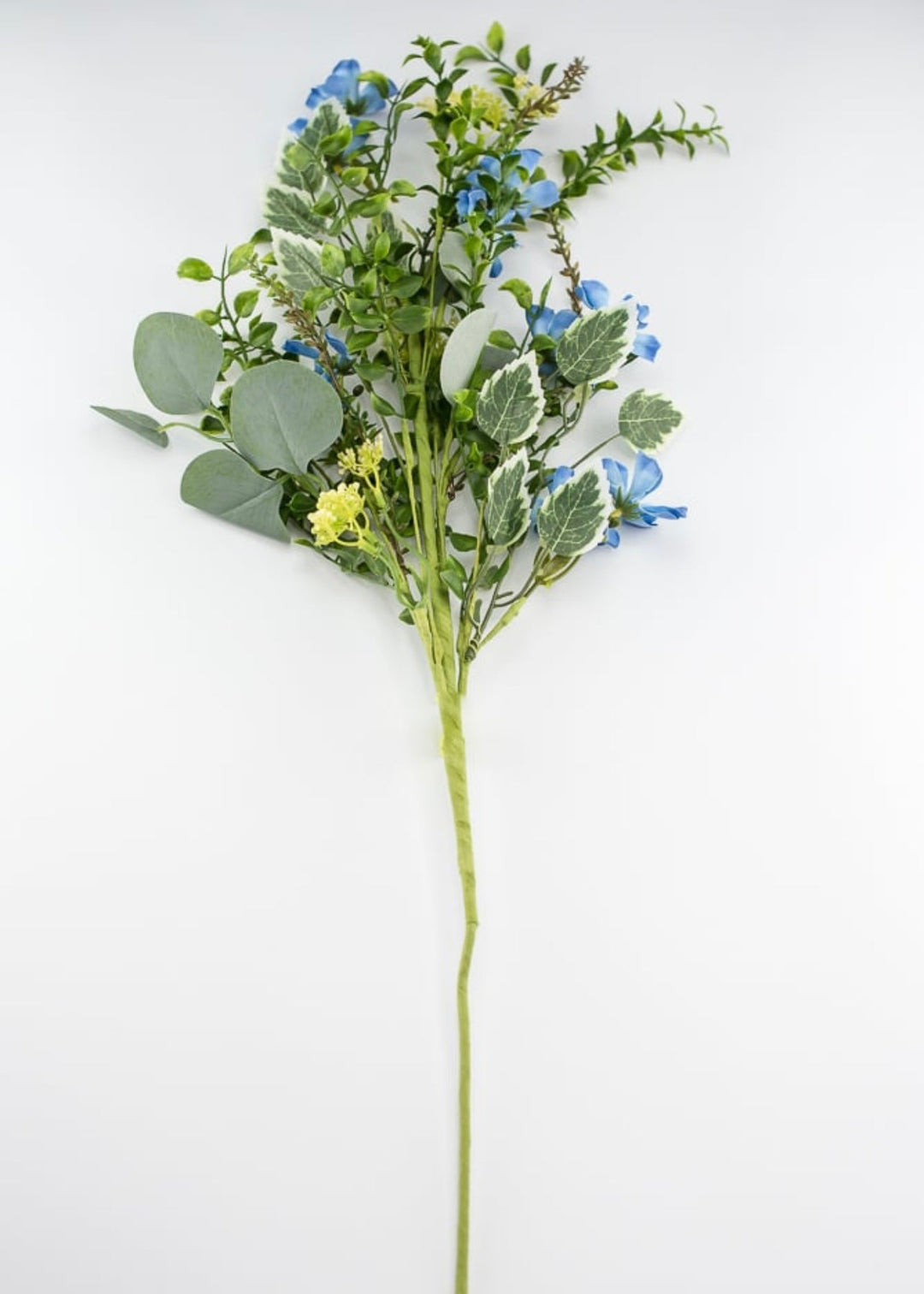 Blue wildflower spray with greenery - Greenery Market63250BL