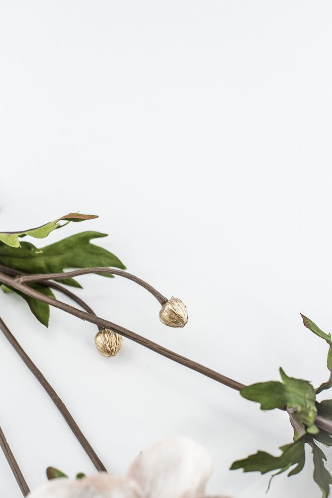 Blush Lux Velvet Anemone Spray - 29" - Greenery MarketXFS619-BS