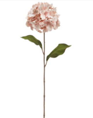 Blush Lux Velvet Hydrangea Spray - 29" - Greenery MarketXFS624 - BS