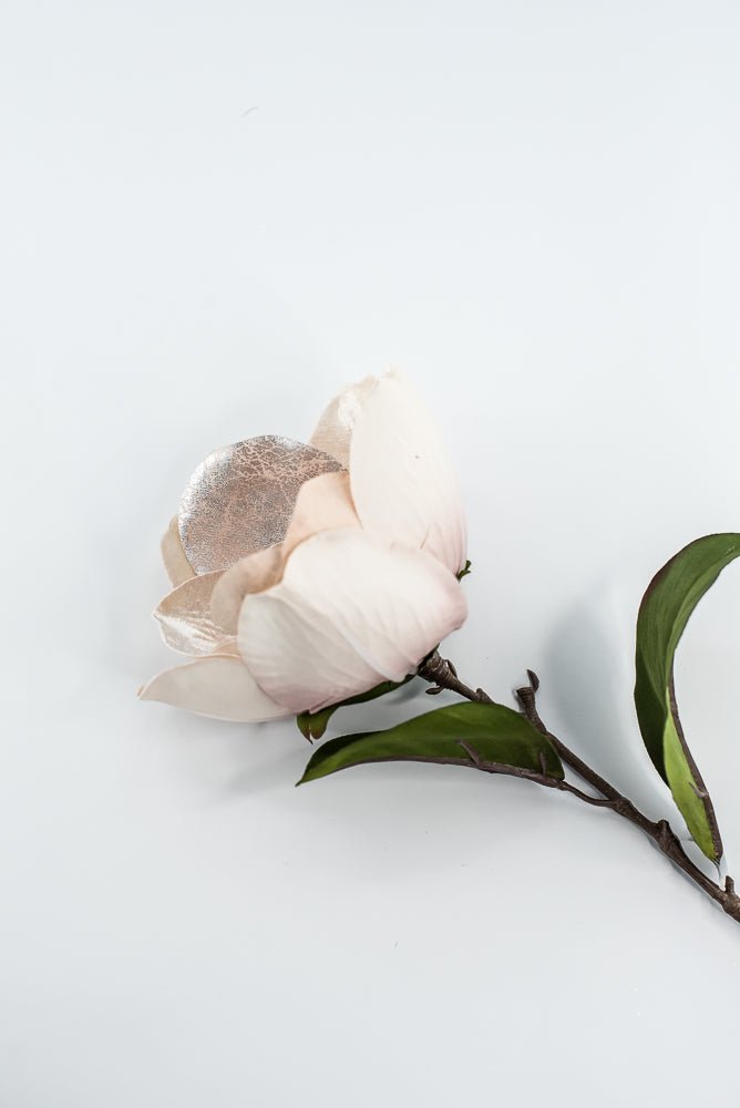 Blush Lux Velvet Magnolia Spray - 29" - Greenery MarketXFS620-BS