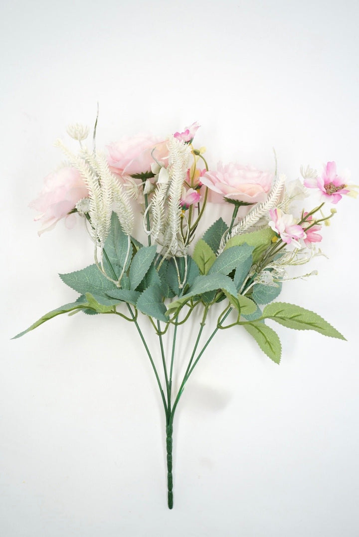 Blush Rose Bush - 15" - Greenery MarketArtificial Flowers35163BLUSH