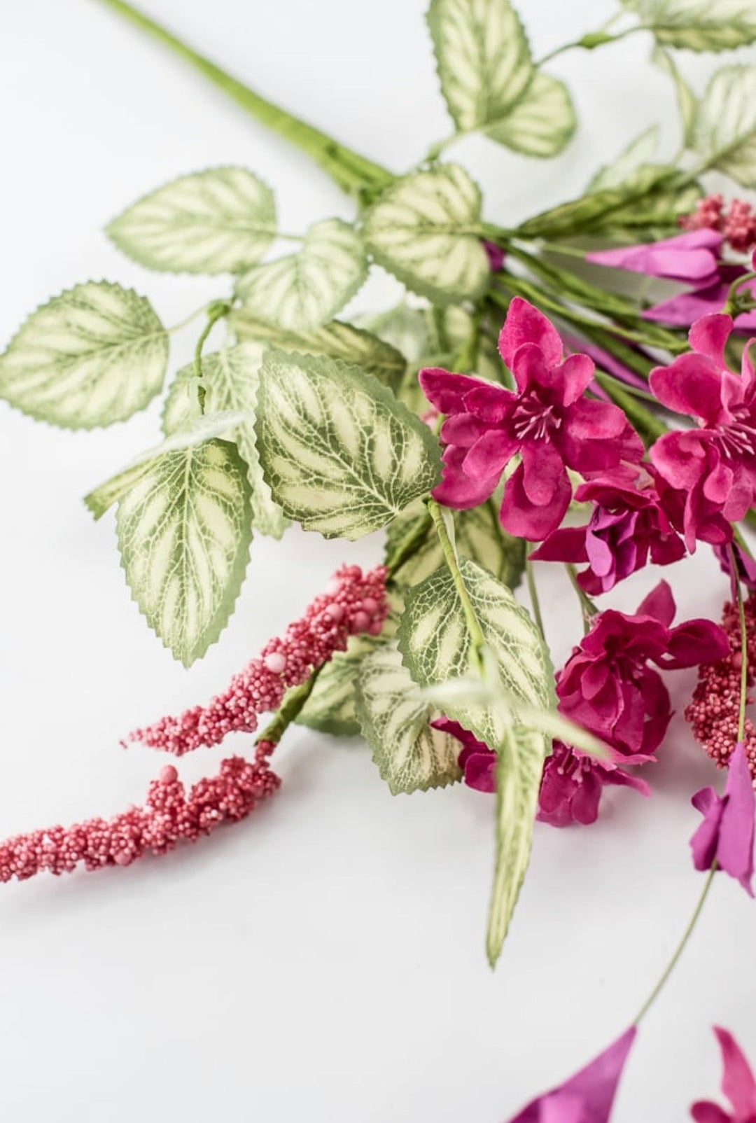 Bright Pink Mixed Spring Blossom Bush - 21" - Greenery Market40394-BTY