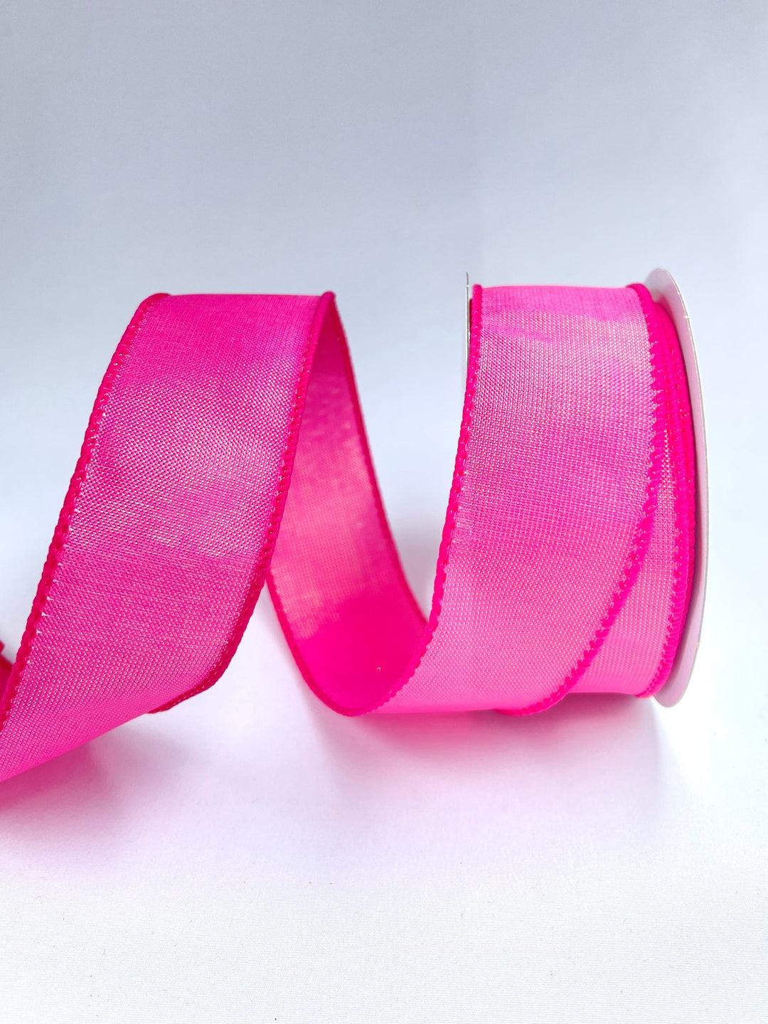 Bright pink wired ribbon 1.5” - Greenery MarketWired ribbon42409 - 09 - 28