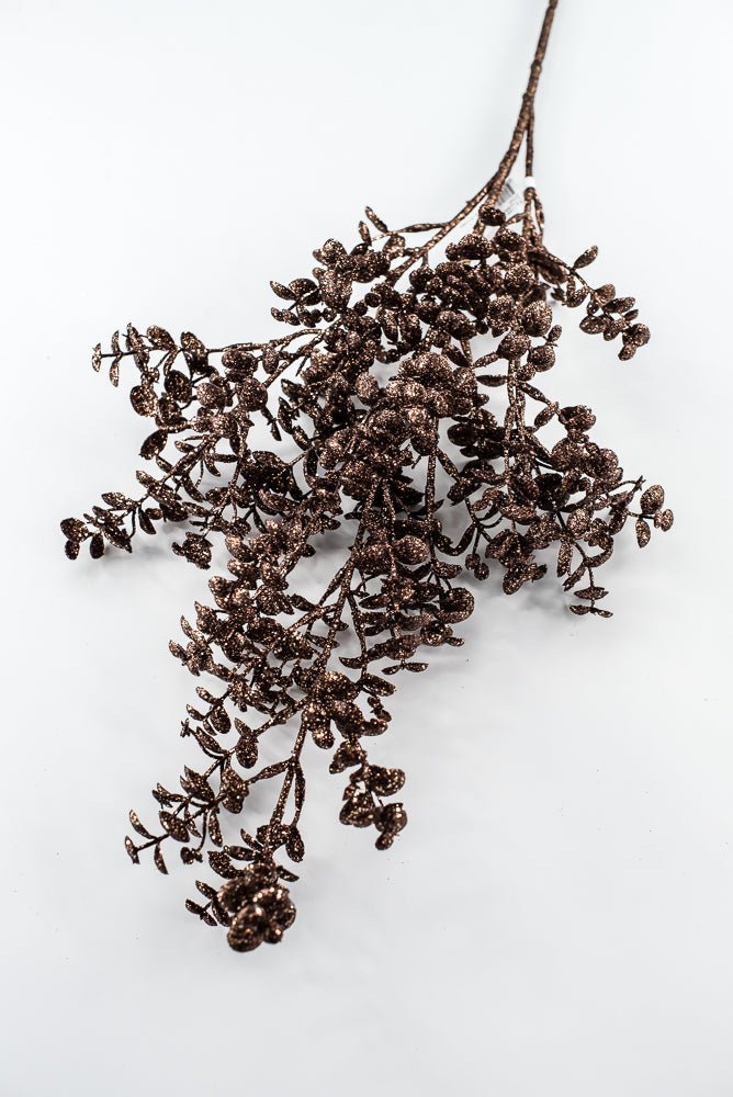 Bronze Glitter Mini Box wood Spray - 30" - Greenery MarketXG1100BRZ