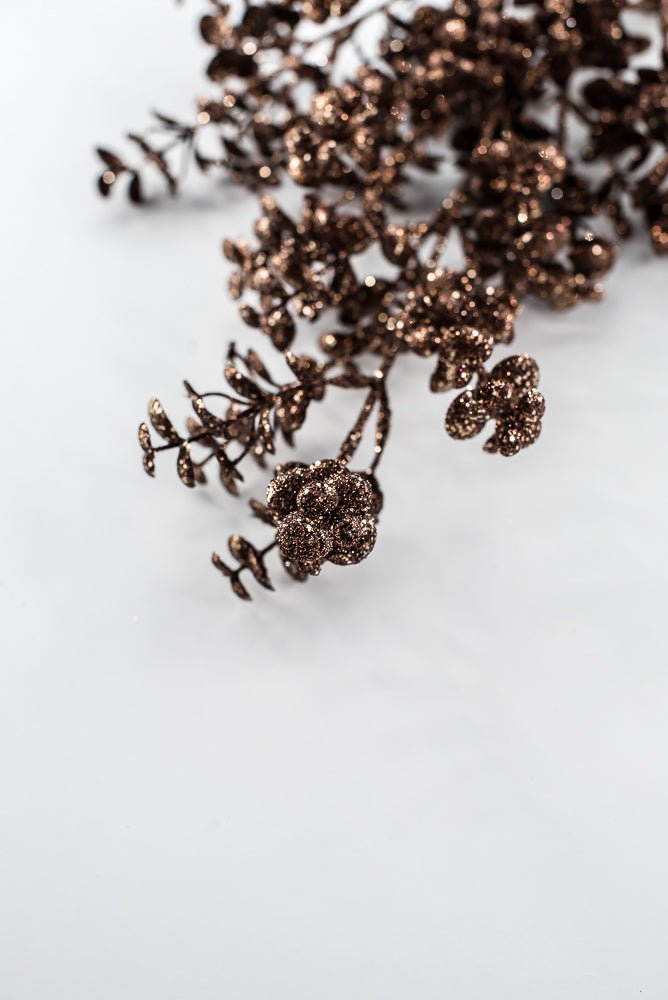 Bronze Glitter Mini Box wood Spray - 30" - Greenery MarketXG1100BRZ