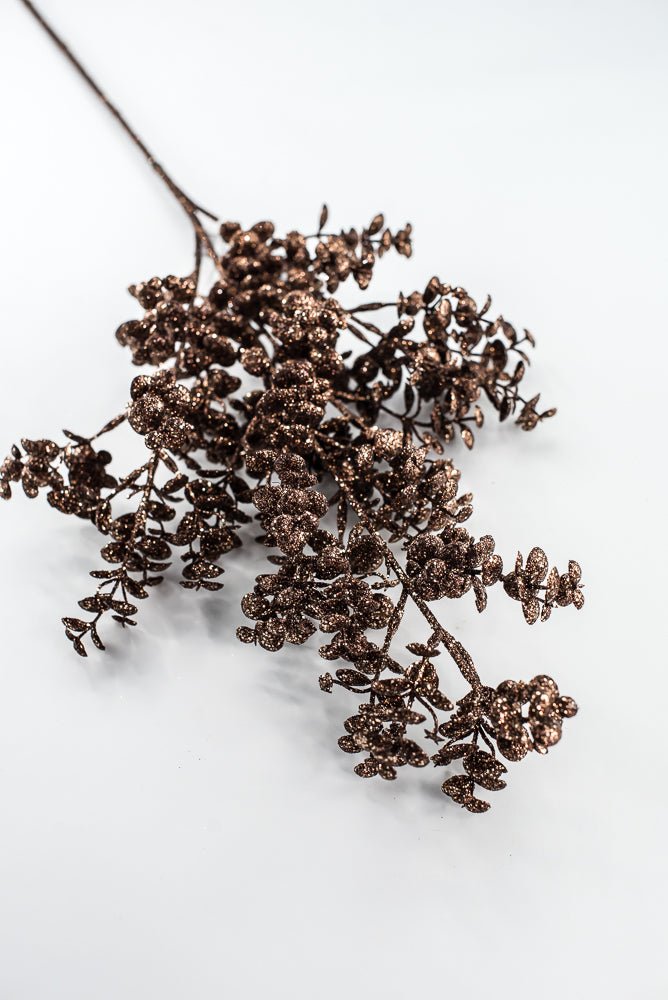 Bronze Glitter Mini Box wood Spray - 30" - Greenery MarketXG1100BRZ