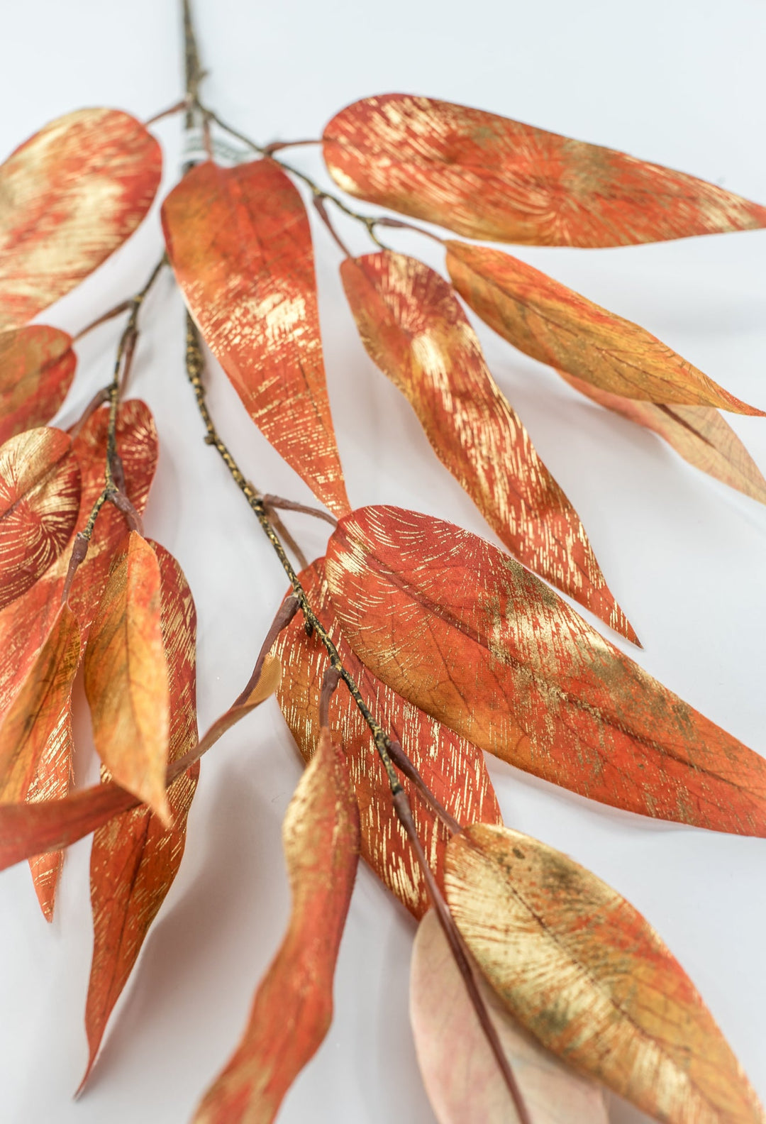 Bronze & Gold Metallic Eucalyptus Leaf Spray - 31" - Greenery MarketXDS320-BZ/GO