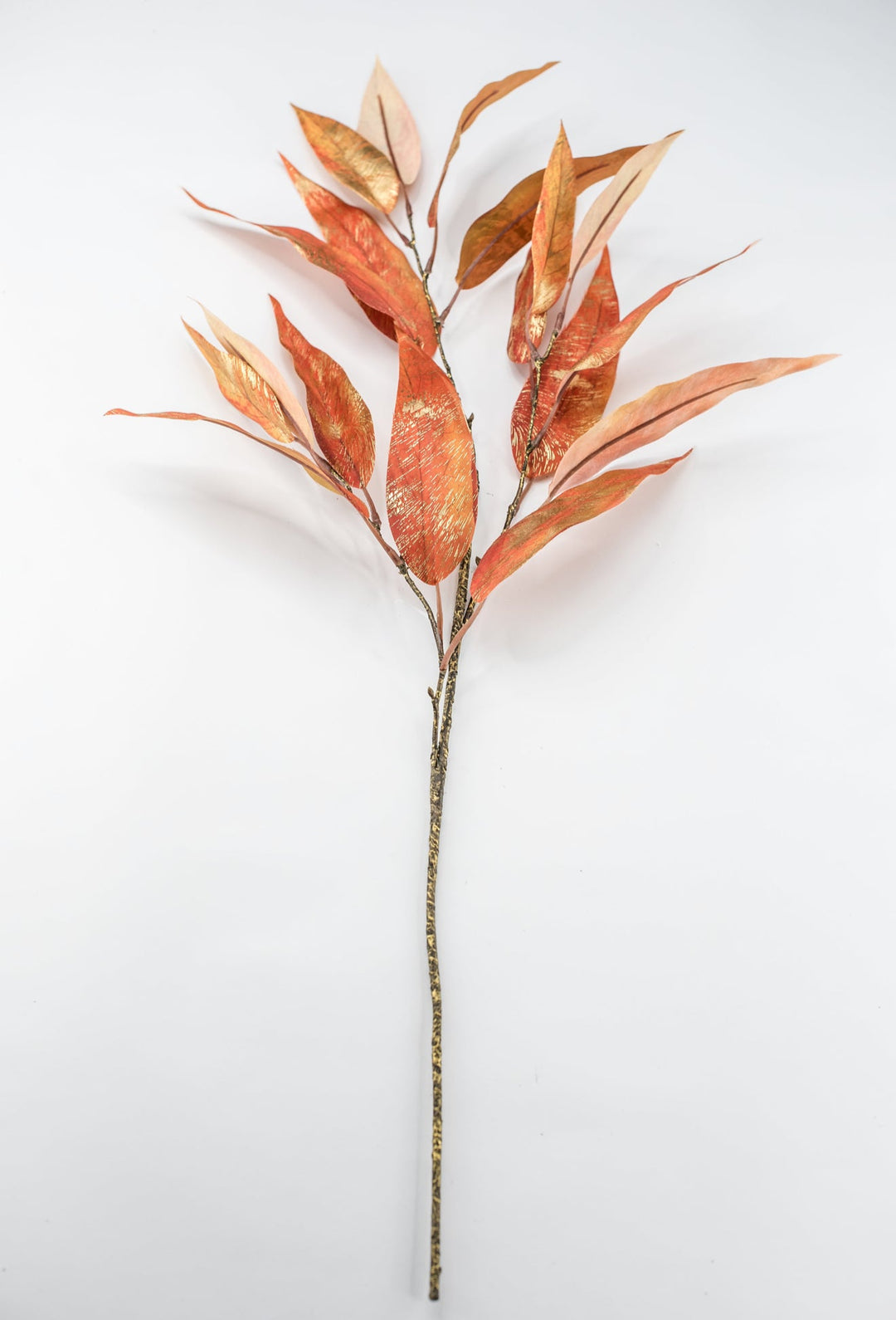 Bronze & Gold Metallic Eucalyptus Leaf Spray - 31" - Greenery MarketXDS320-BZ/GO