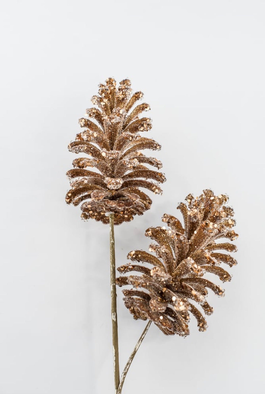 Bronze Iced Pinecones Spray - Greenery MarketXG958-BRZ