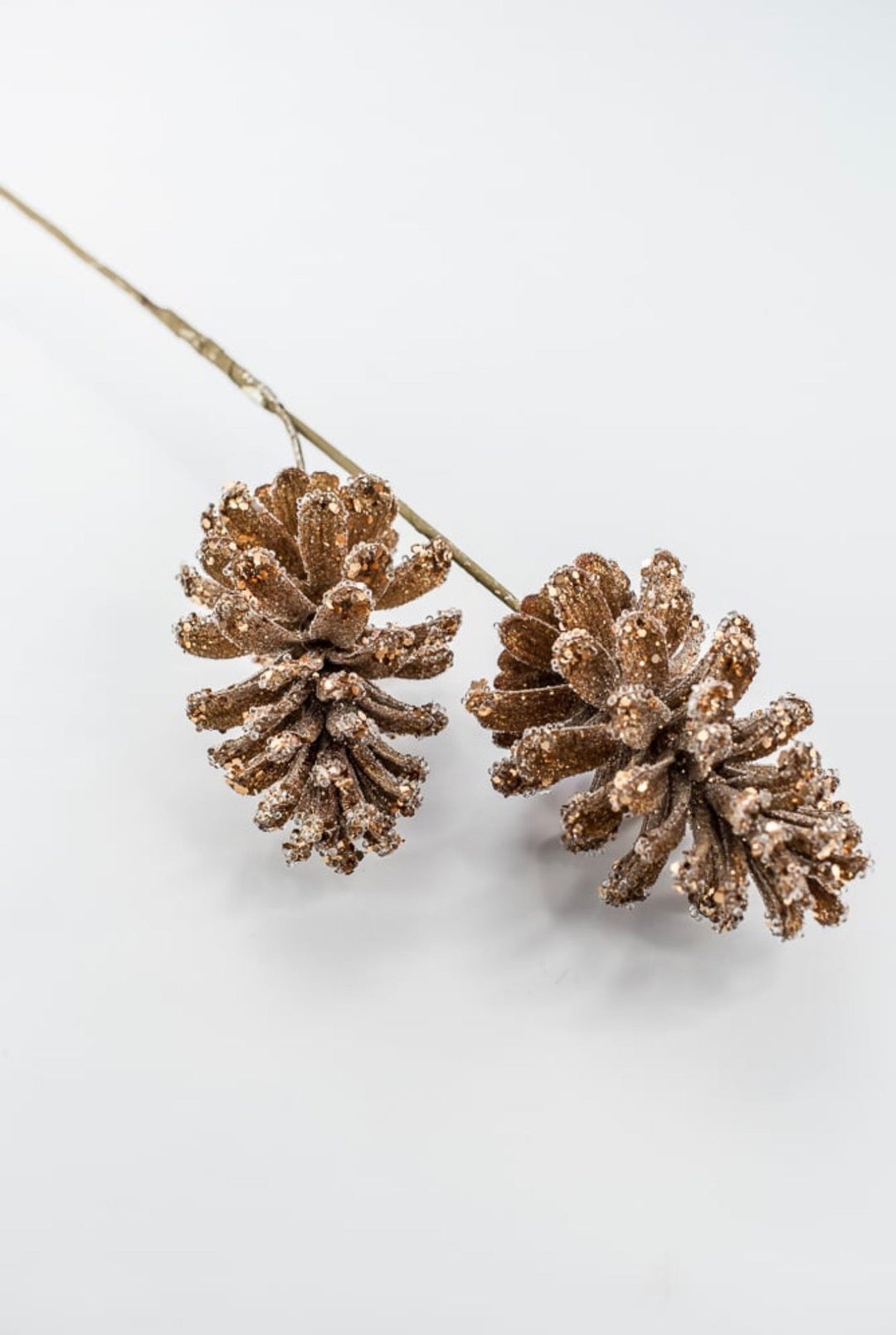 Bronze Iced Pinecones Spray - Greenery MarketXG958-BRZ