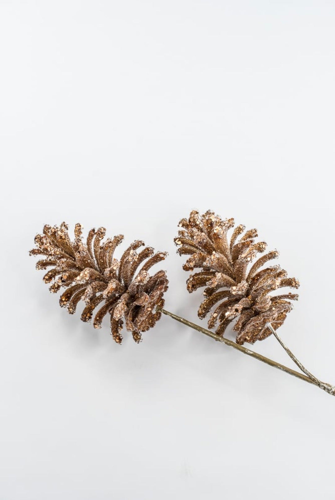 Bronze Iced Pinecones Spray - Greenery MarketXG958-BRZ