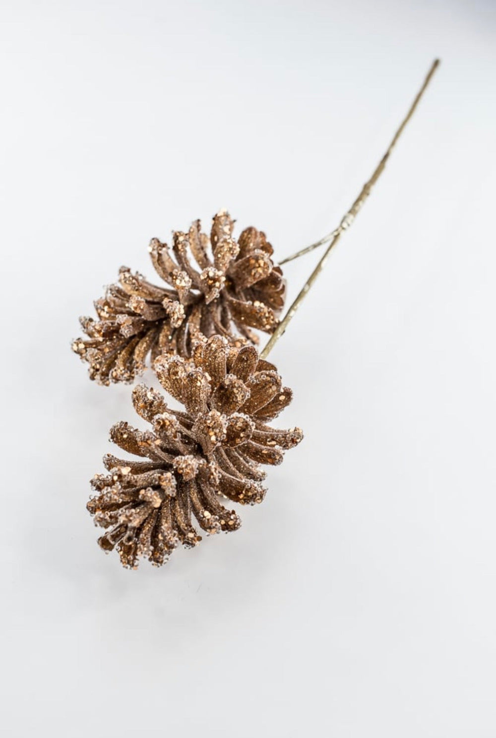 Bronze Iced Pinecones Spray - Greenery MarketXG958-BRZ