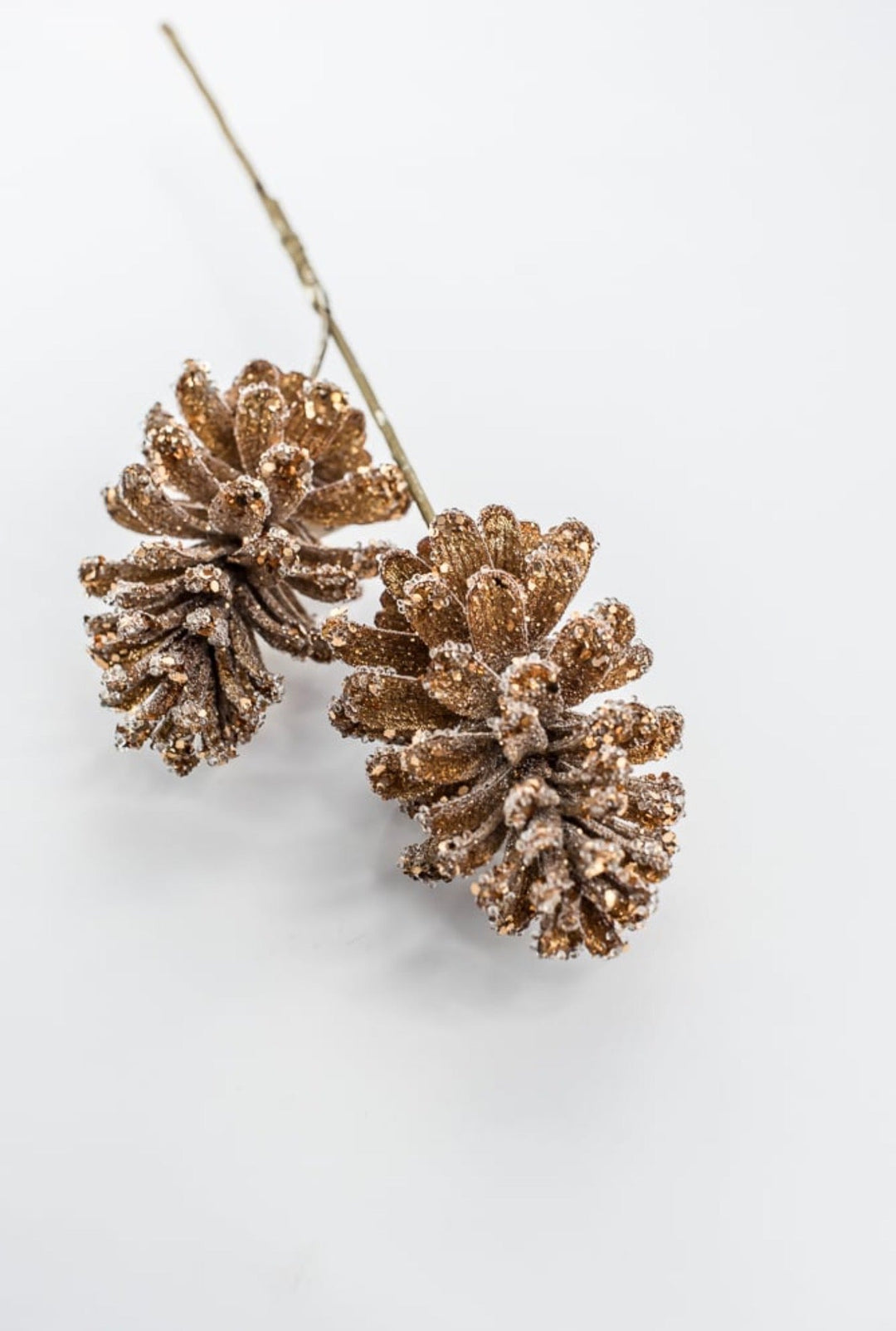 Bronze Iced Pinecones Spray - Greenery MarketXG958-BRZ