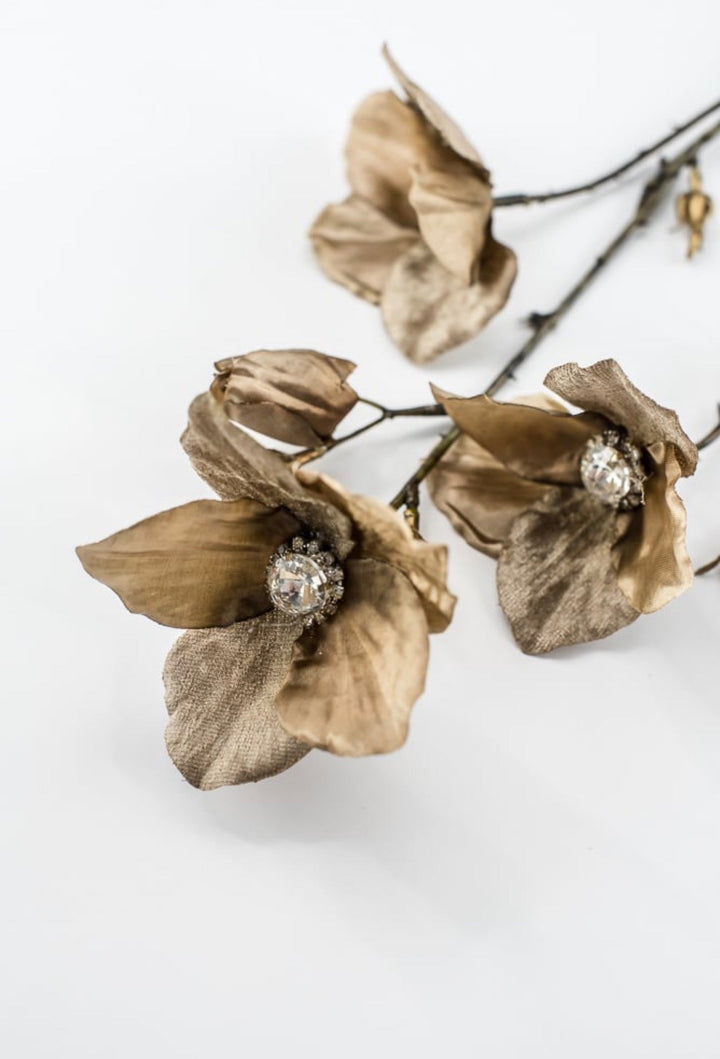 Brown Diamond Velvet Helleborus - 31" - Greenery MarketXFS796-BR/GR