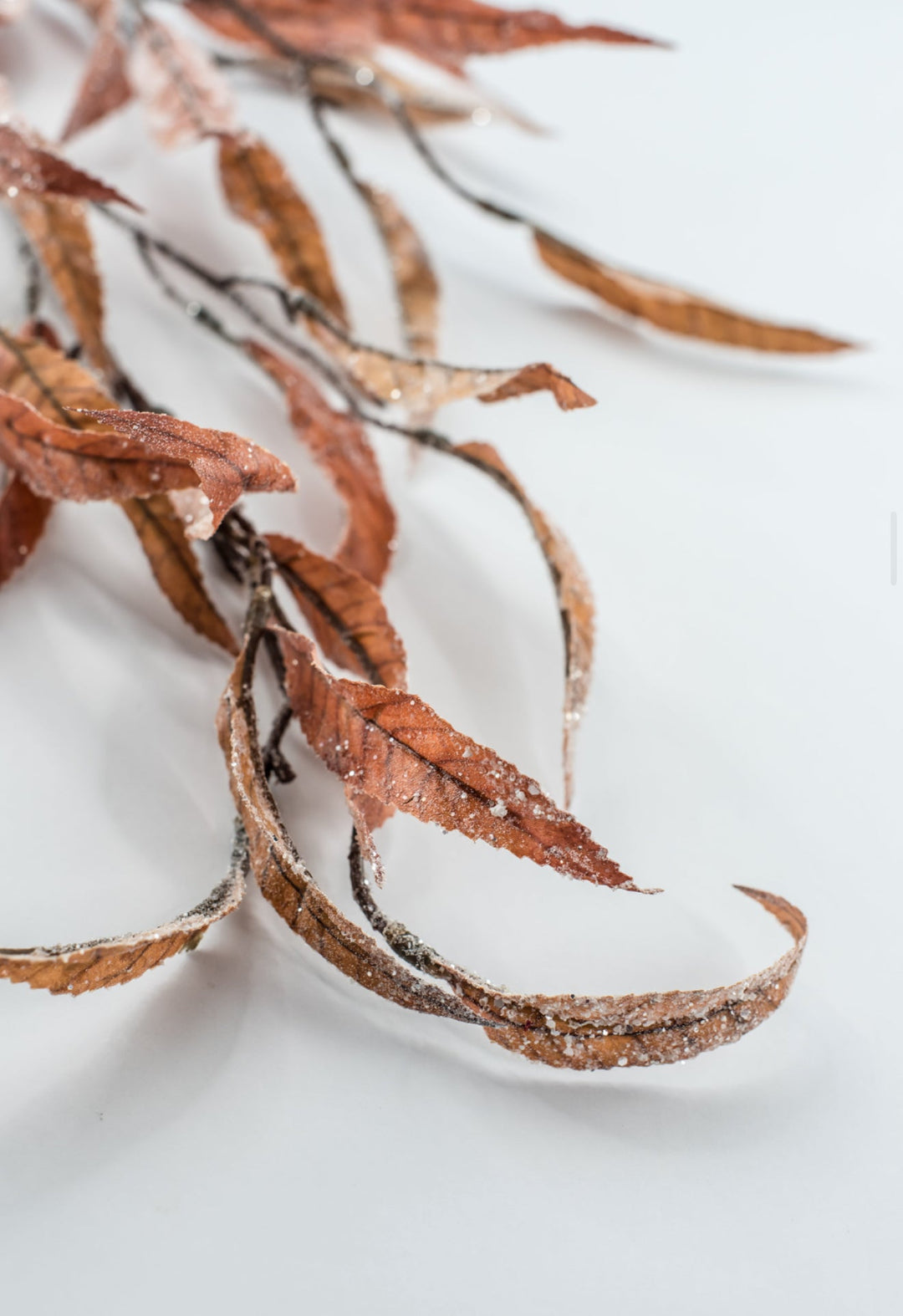 Brown Iced Eucalyptus Leaf Spray - 32" - Greenery MarketXDS569-BR