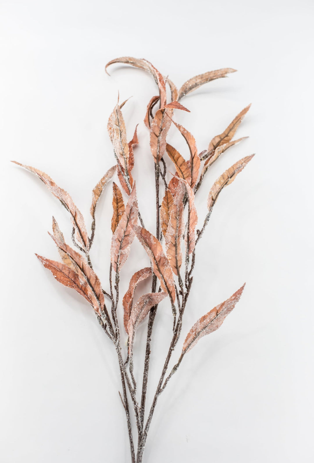 Brown Iced Eucalyptus Leaf Spray - 32" - Greenery MarketXDS569-BR