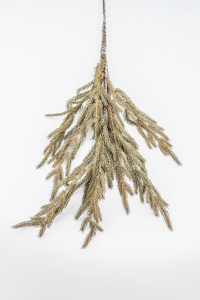 Brown Soft Touch Pine Spray - 35" - Greenery MarketX1974BRN