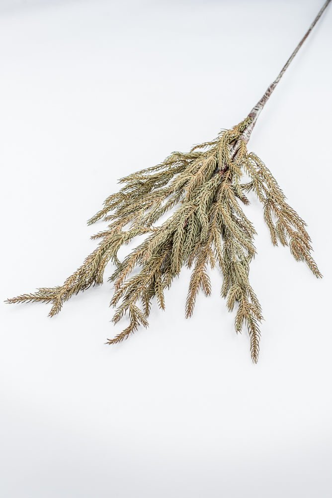 Brown Soft Touch Pine Spray - 35" - Greenery MarketX1974BRN