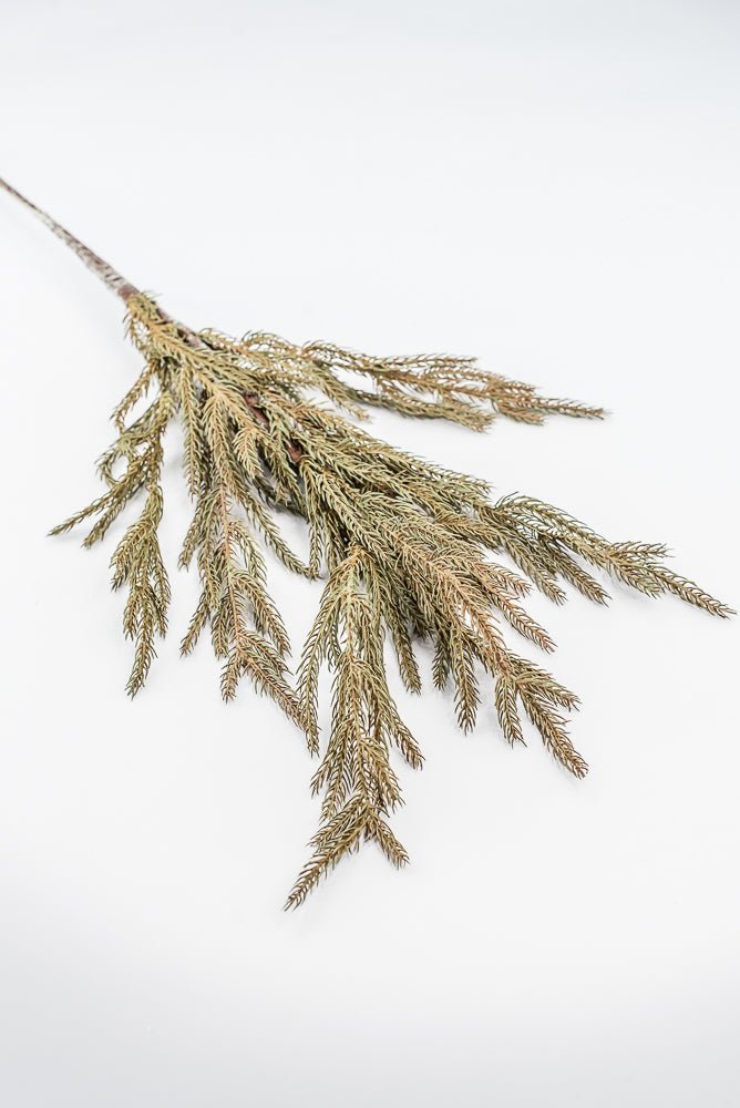 Brown Soft Touch Pine Spray - 35" - Greenery MarketX1974BRN