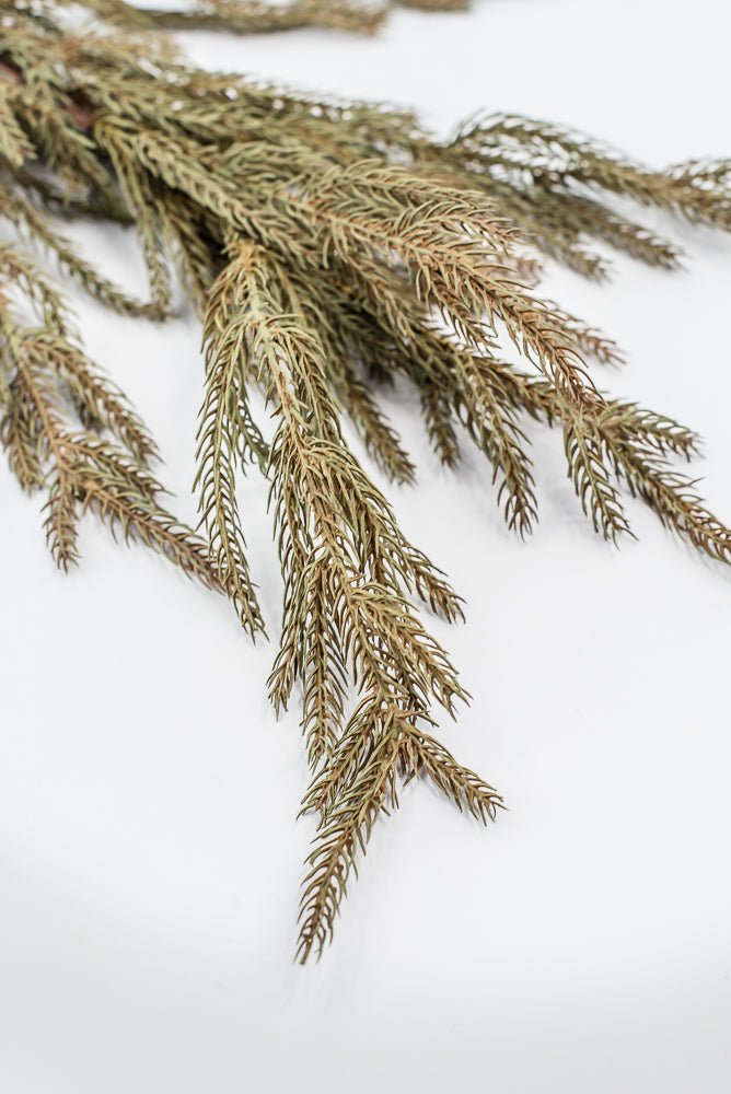 Brown Soft Touch Pine Spray - 35" - Greenery MarketX1974BRN