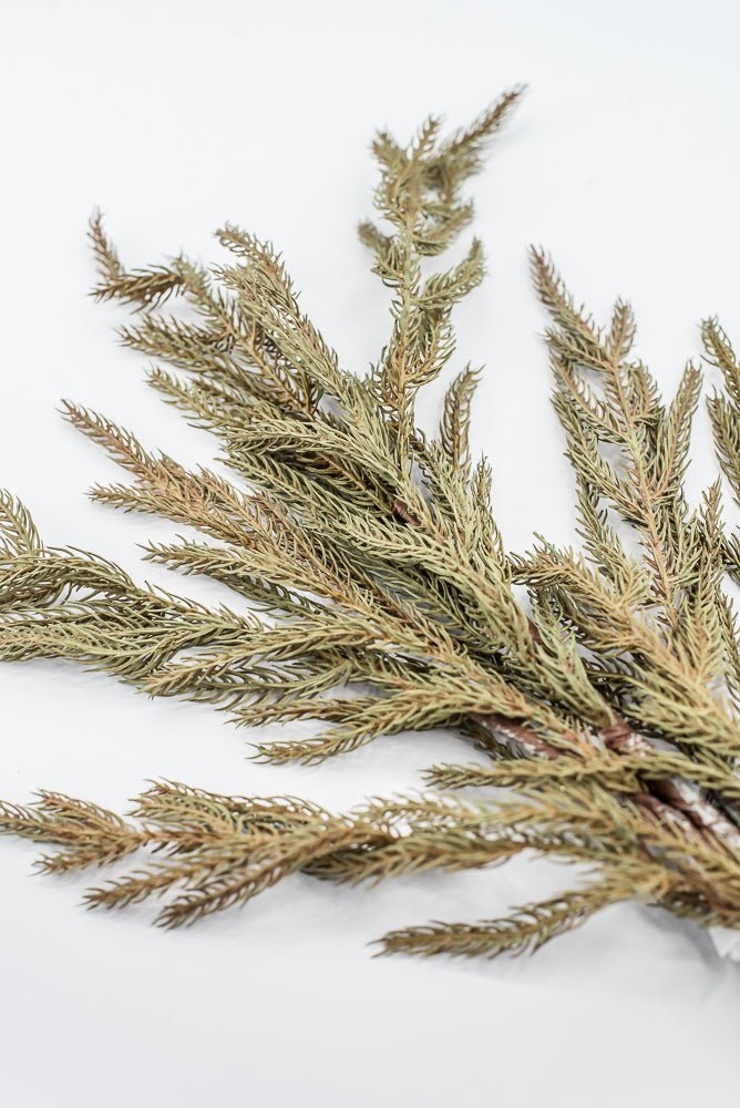 Brown Soft Touch Pine Spray - 35" - Greenery MarketX1974BRN