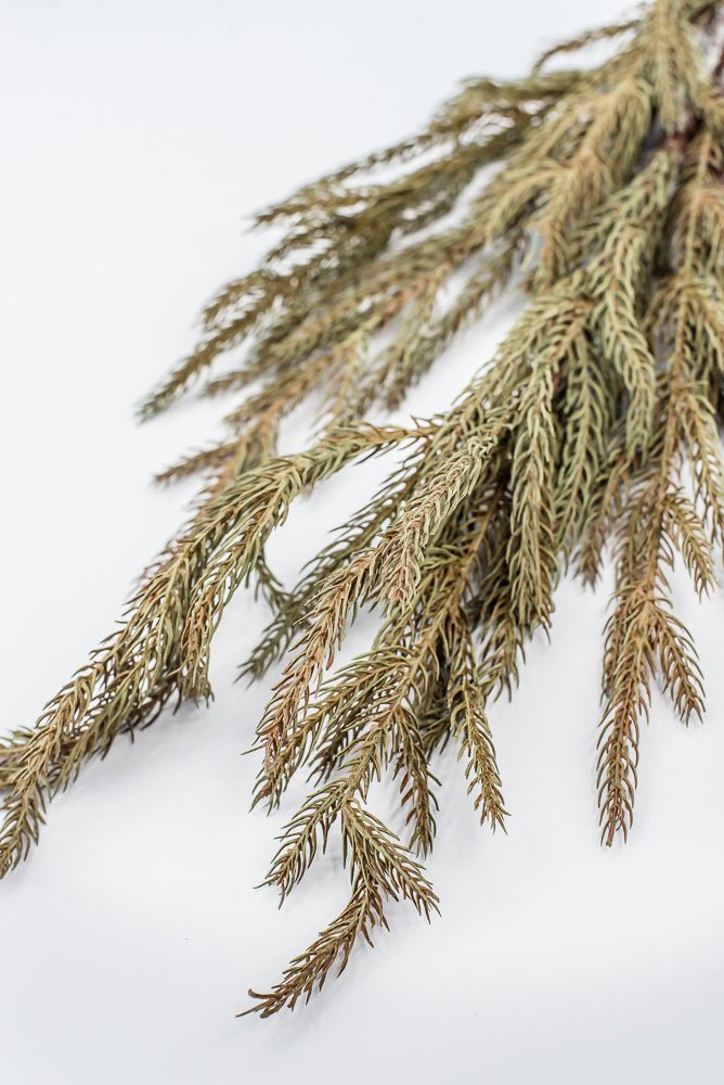 Brown Soft Touch Pine Spray - 35" - Greenery MarketX1974BRN