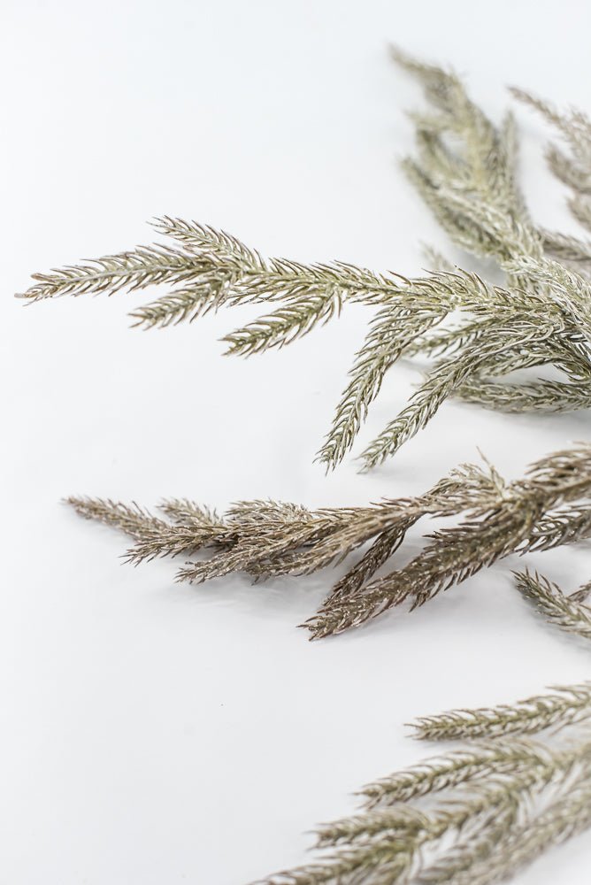 Brown & White Soft Touch Pine Spray - 35" - Greenery MarketX1974BRNW