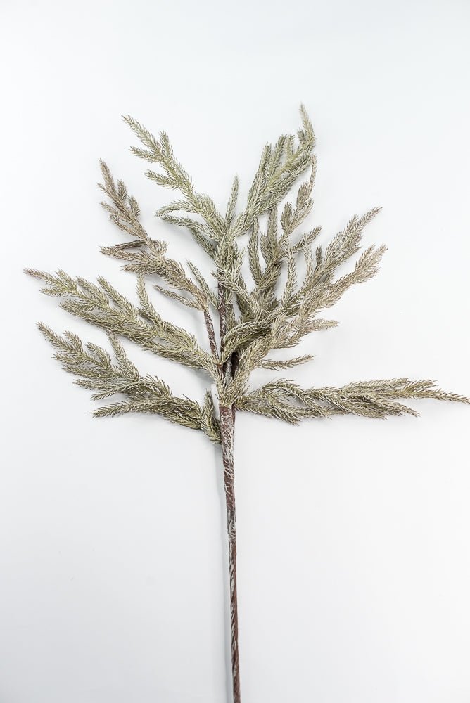 Brown & White Soft Touch Pine Spray - 35" - Greenery MarketX1974BRNW