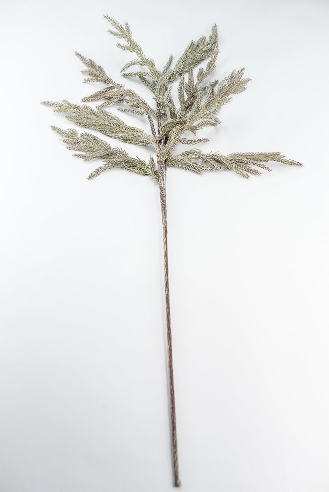 Brown & White Soft Touch Pine Spray - 35" - Greenery MarketX1974BRNW
