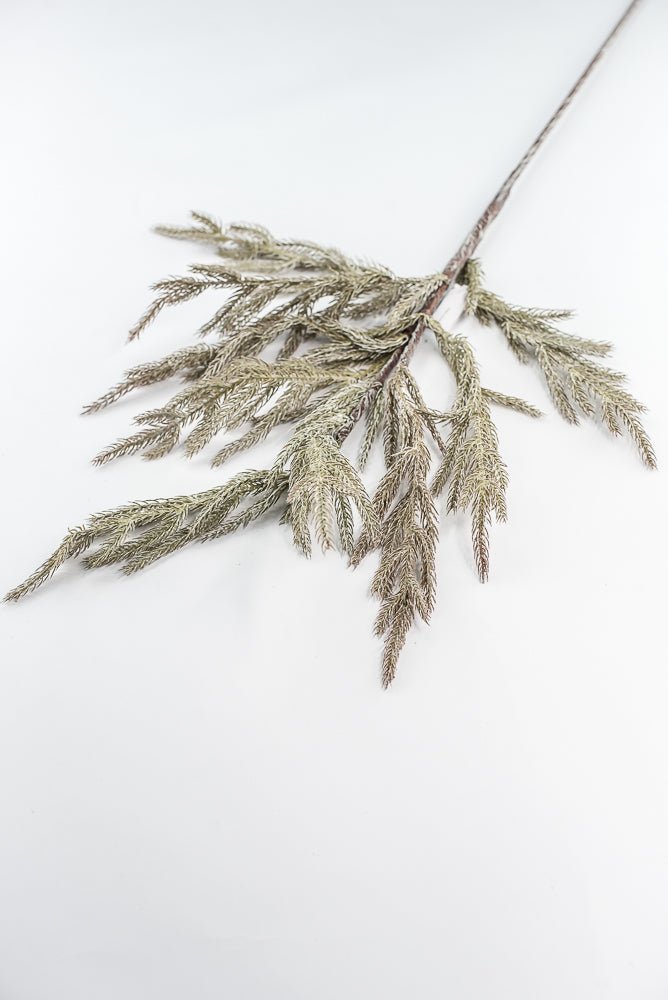 Brown & White Soft Touch Pine Spray - 35" - Greenery MarketX1974BRNW
