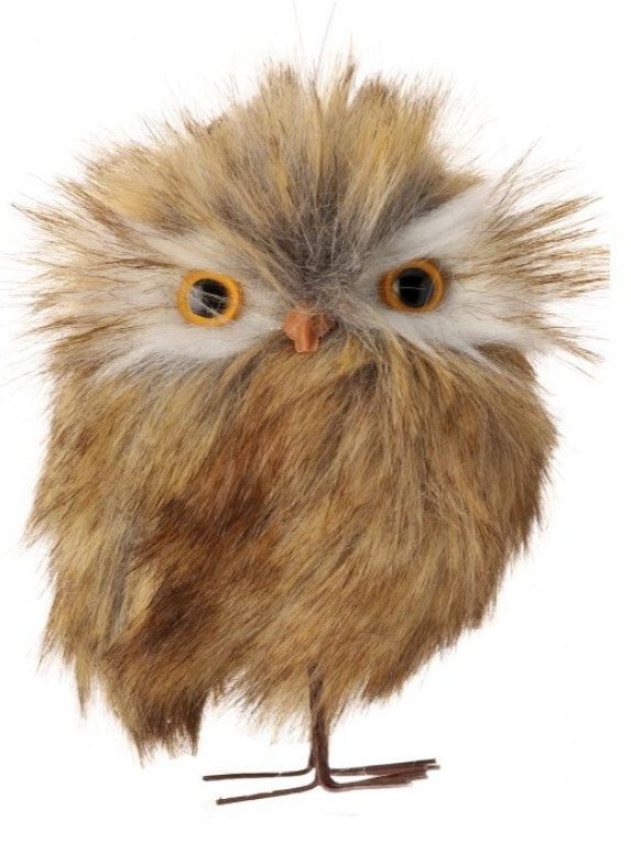 Brown winter owl - Greenery MarketHoliday OrnamentsMTX74127