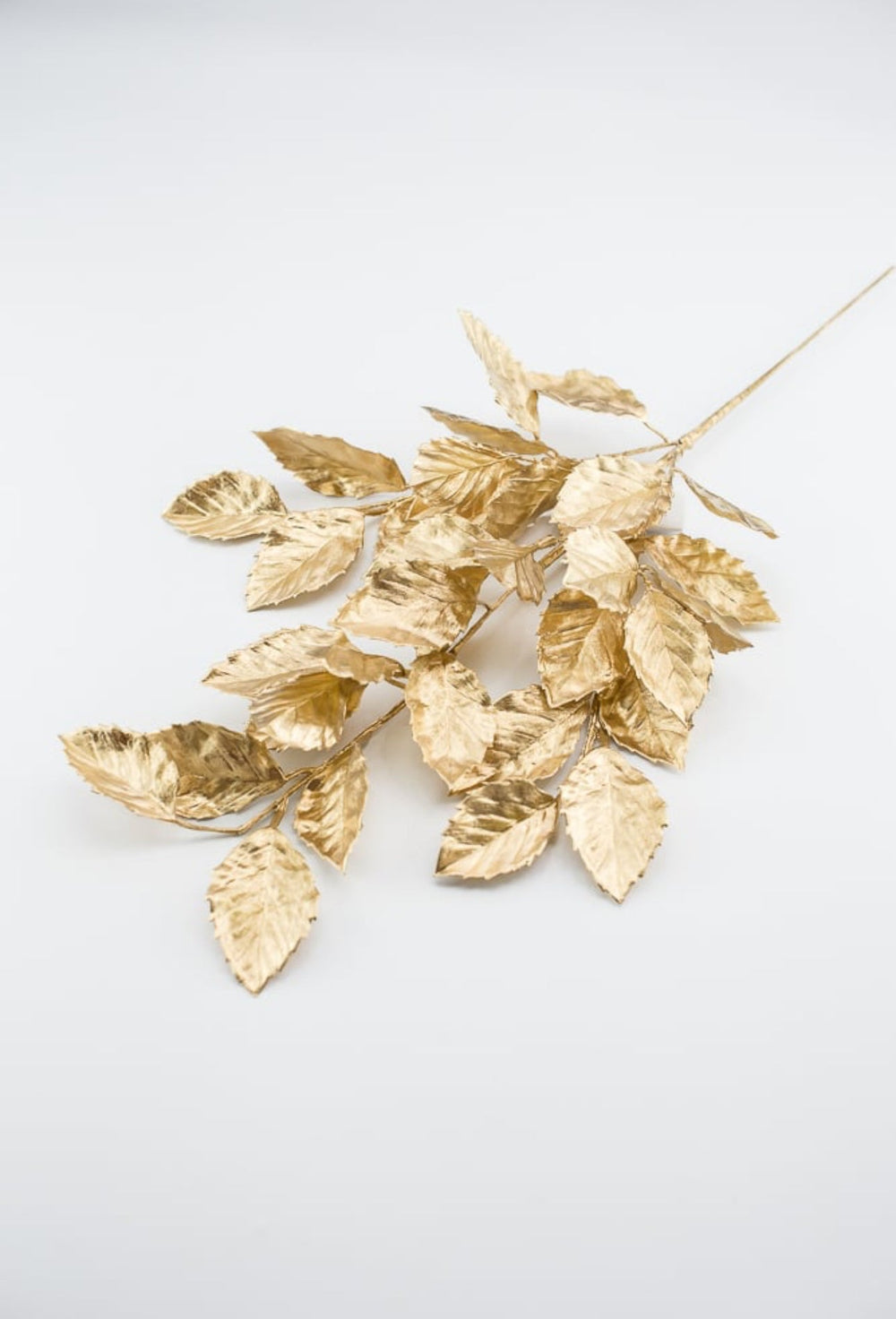 Brushed gold leaves spray - Greenery MarketArtificial FloraXS235708