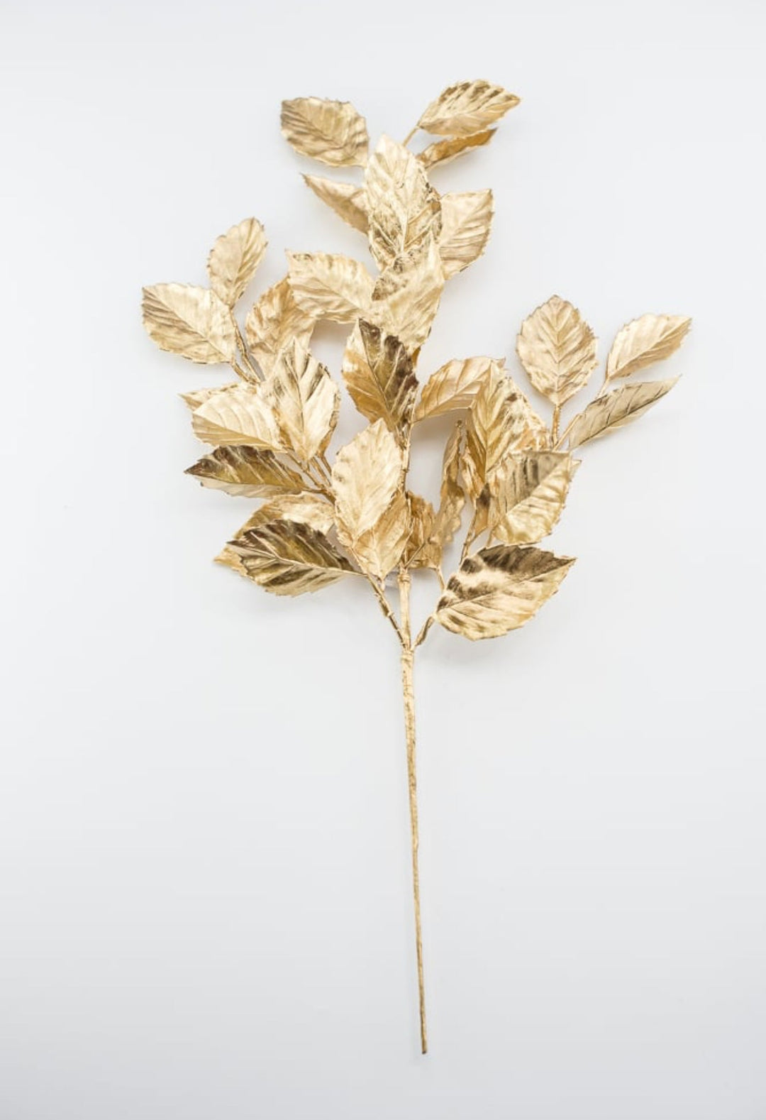 Brushed gold leaves spray - Greenery MarketArtificial FloraXS235708