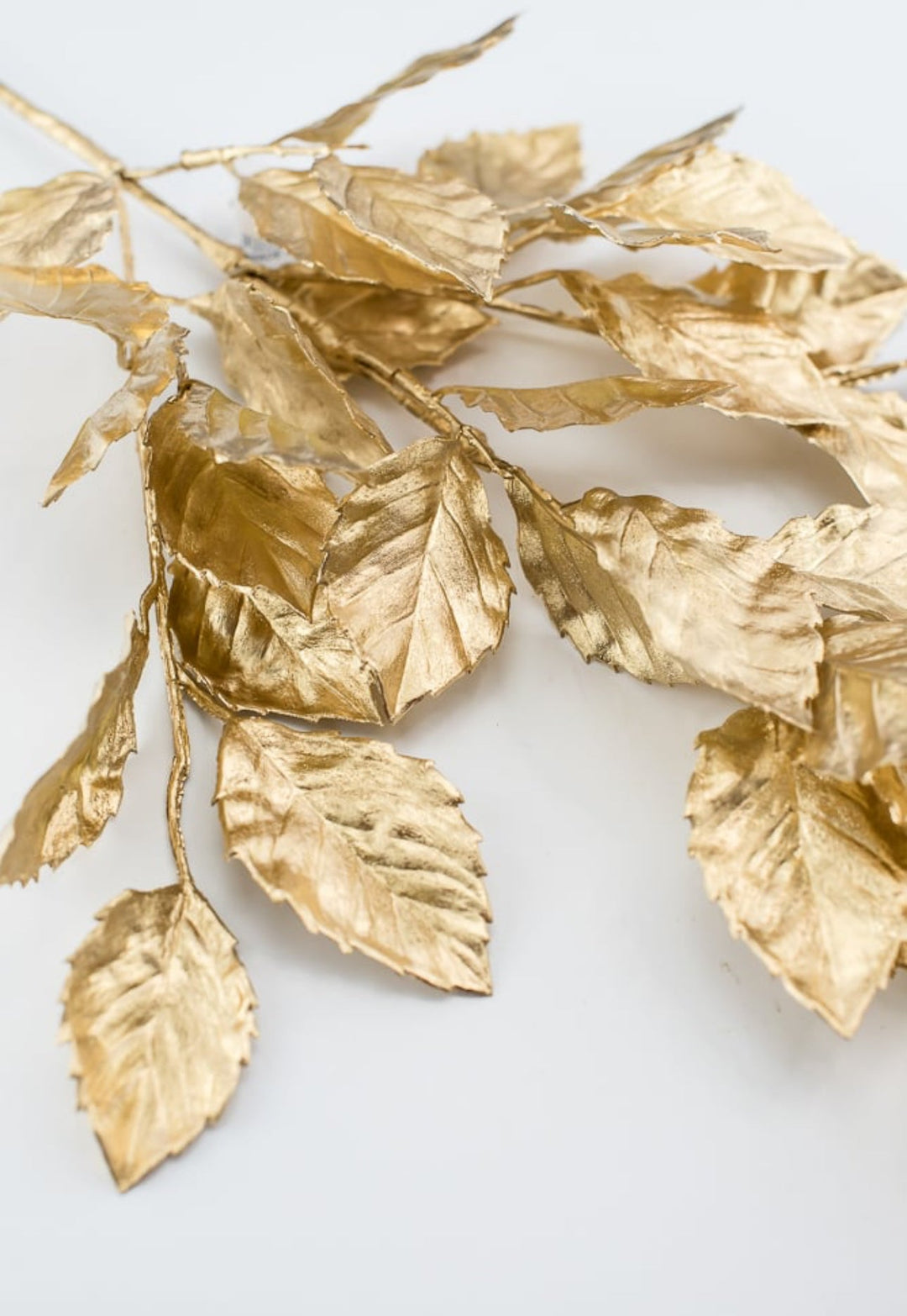 Brushed gold leaves spray - Greenery MarketArtificial FloraXS235708