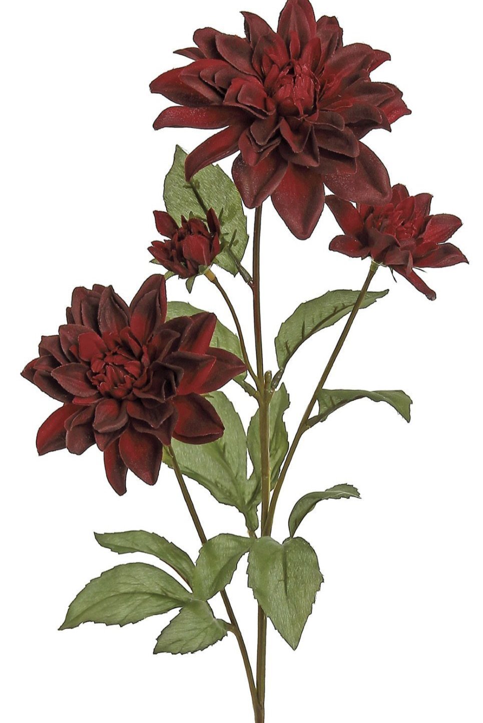 Burgundy Dahlia spray - Greenery Marketartificial flowersL701 - BU