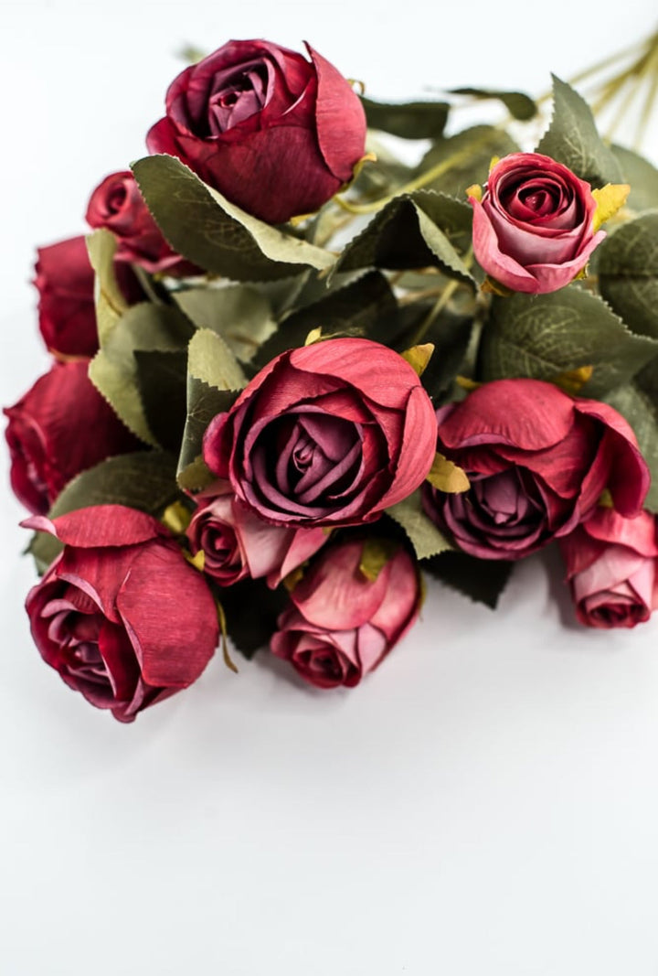 Burgundy Hazel Rose Bush - Greenery Market57330BG