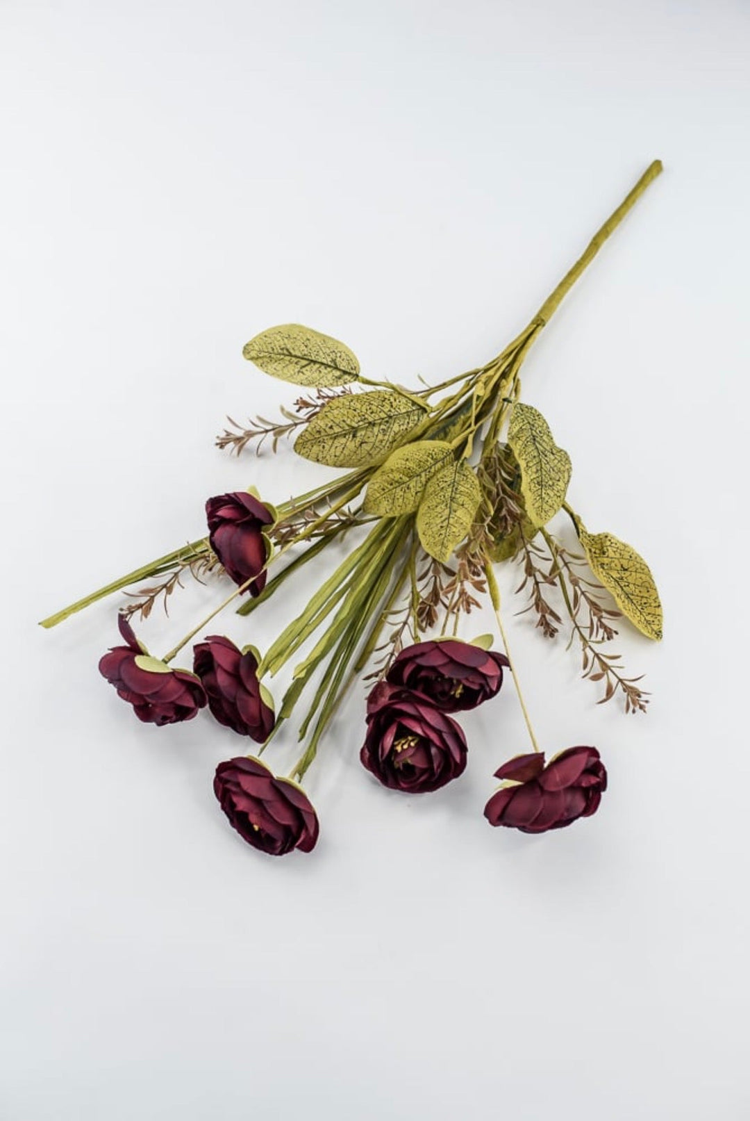 Burgundy Mixed Ranunculus Bush - Greenery Market40314-BG