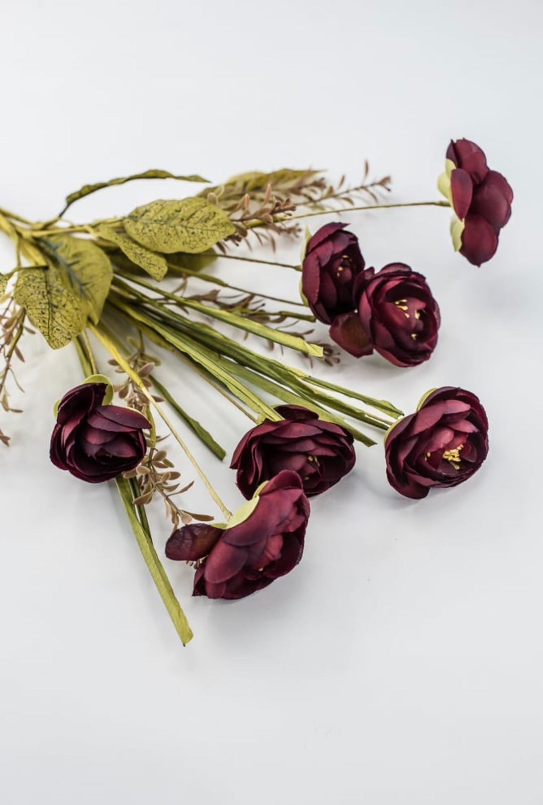 Burgundy Mixed Ranunculus Bush - Greenery Market40314-BG