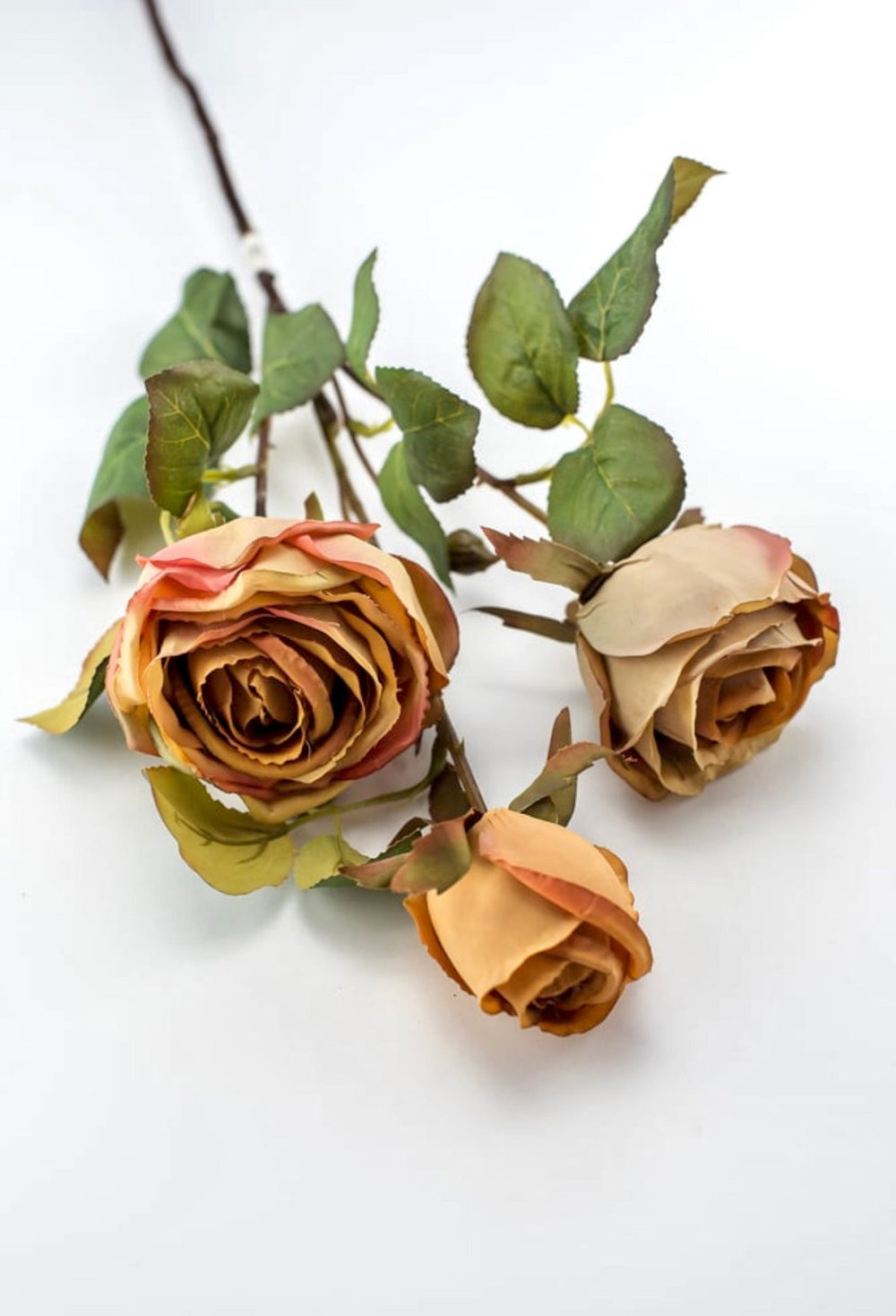 Cabbage Rose spray - golden mustard yellow - Greenery Marketartificial flowers6112 - YGO