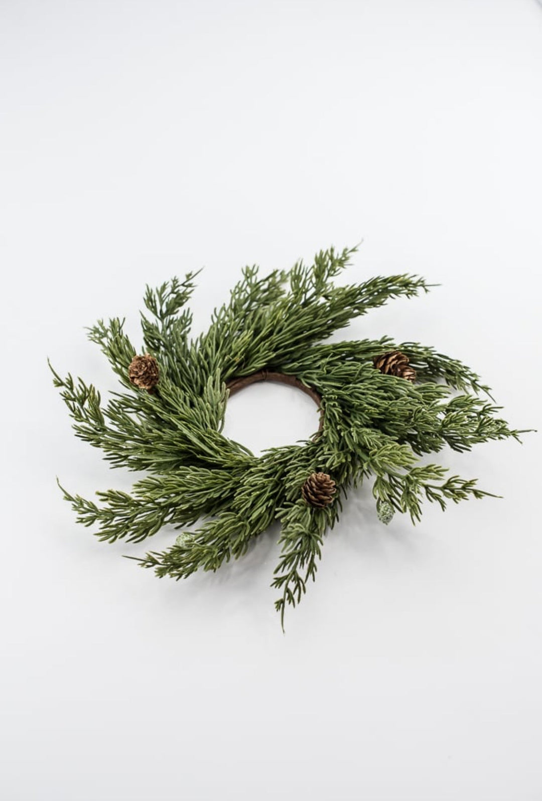 Cedar 10” mini wreath, candle ring wreath - Greenery Marketwreath base & containers2843017GR