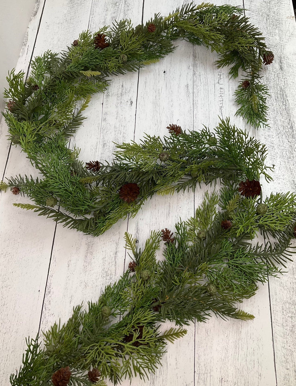 Cedar and cone garland 6’ - Greenery MarketGarland26108