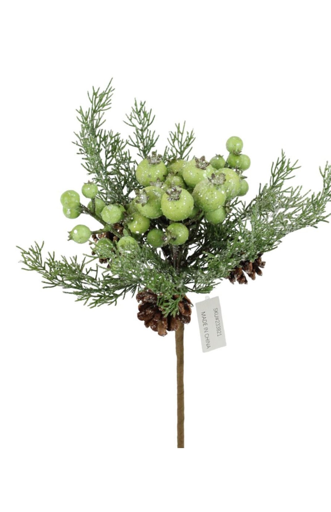 Cedar and green berries pick - Greenery MarketArtificial Flora233821